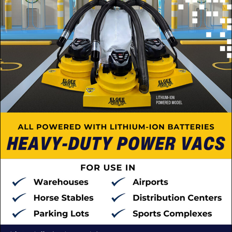 Elgee Heavy Duty Lithium-Ion Vac Poster